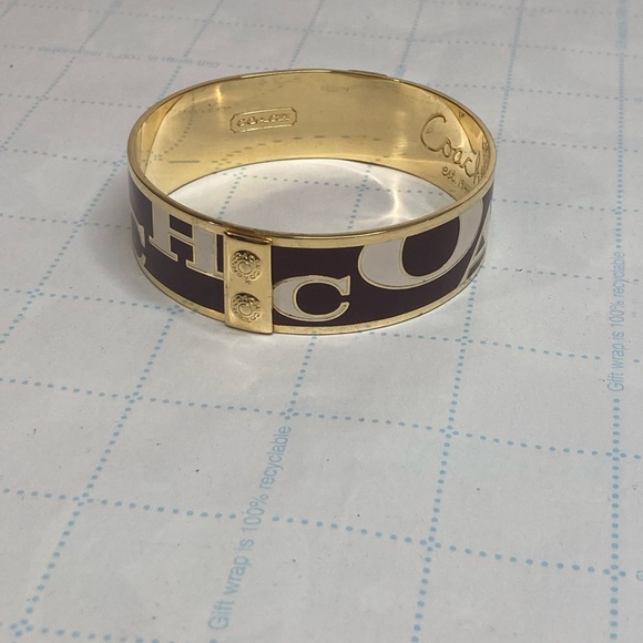 Vintage COACH bangle Bracelet - Picture 2 of 7